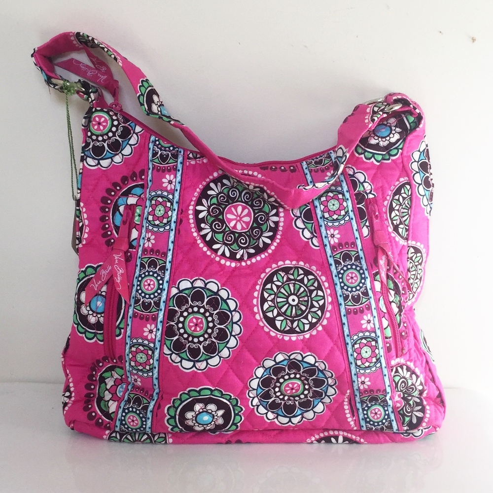 Vera Bradley- Lisa B Shoulder Bag in Cupcake Pink